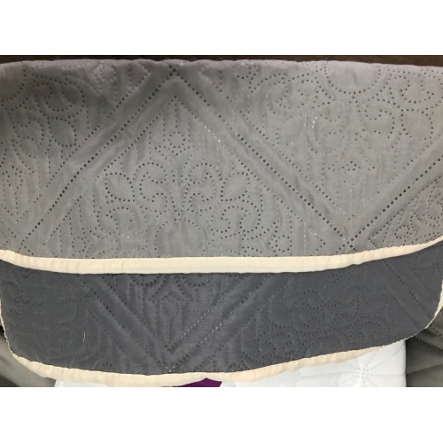 Dark Grey Ultrasonic Microfiber Fabrics