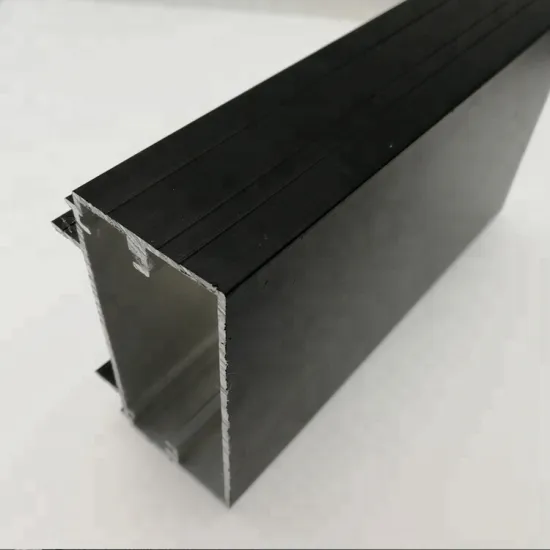 Aluminum alloy glass partition profile