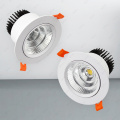 Dispositif d'éclairage à taches blanches gu10 led tob downlight