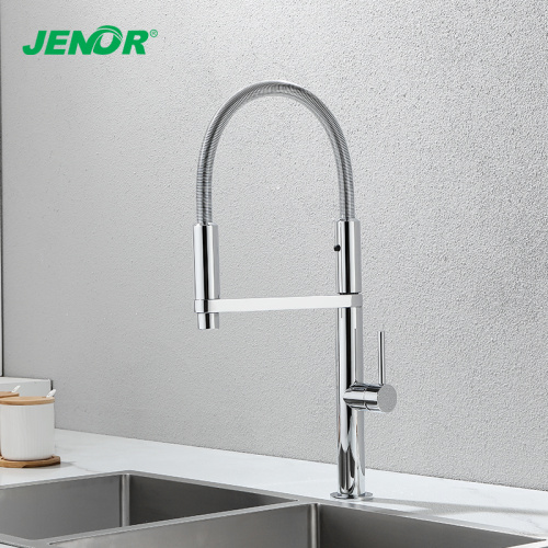 Nouveau design Chrome Pull-out Haine Kitchen Faucet