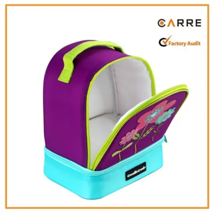 cute double decker lunch box bag for kids