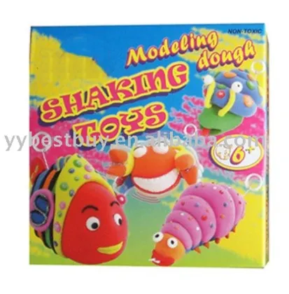 Super light &bouncing play dough DIY dancing animal set