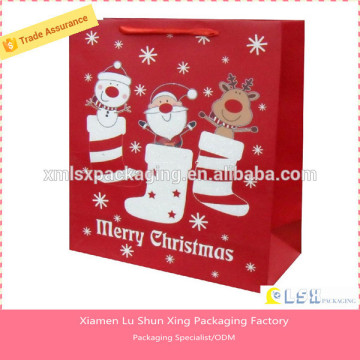 High quality big heart shape chocolate tin box with Christmas gift bag
