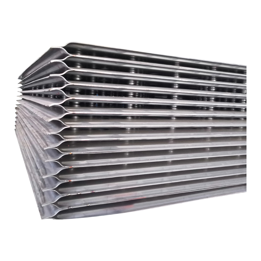 Plate type air to air heat exchanger welding-