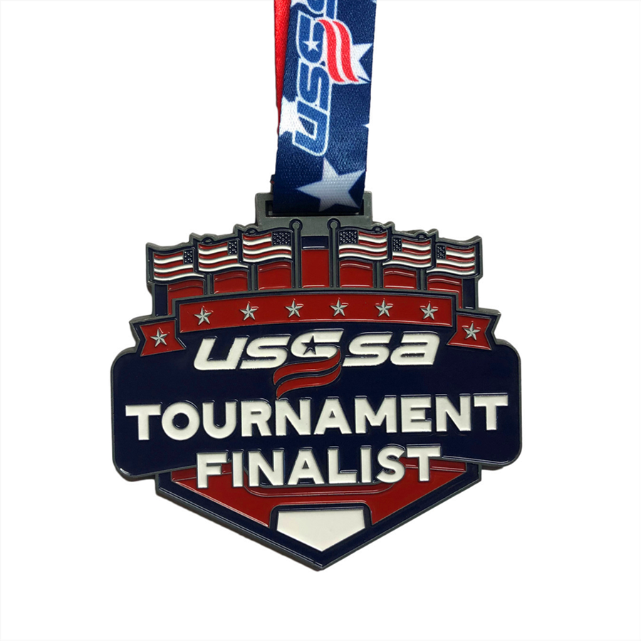 Custom Metal Enamel Tournament Finalist Medal