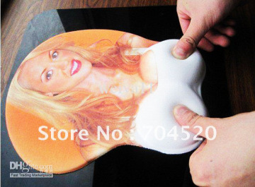 Silicon Breast Mouse Pad