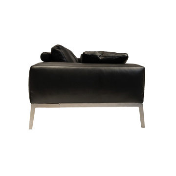 Modern Flexform Lifesteel Leather Sofa