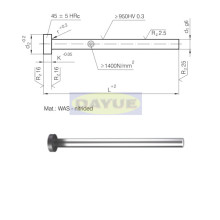 DIN 1530 - ISO 6751 Ejector Pin Nitrided Pin