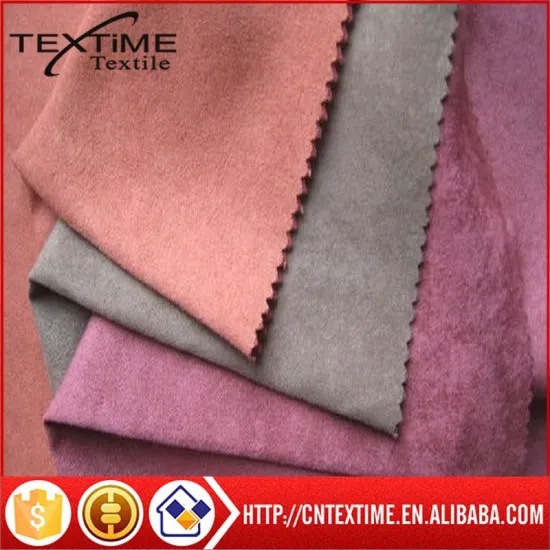 Simple color suede fabric for making sports shoes