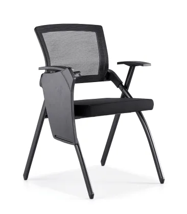 Foldable Mesh Student Chair Training Chair with tablet