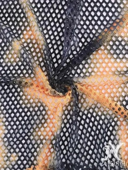 Tie Dye Mesh Fabric Big Hole
