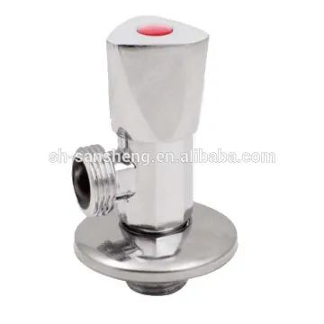 brass angle valve chrome plated