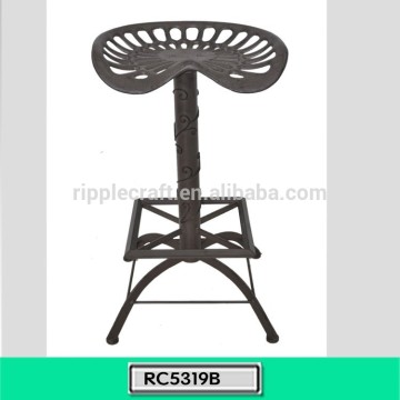 Hot Selling Decorative Wrought Iron Bar Chair Factory Price