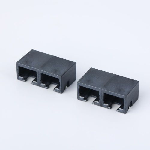 Conector 1x2 R/A RJ 45