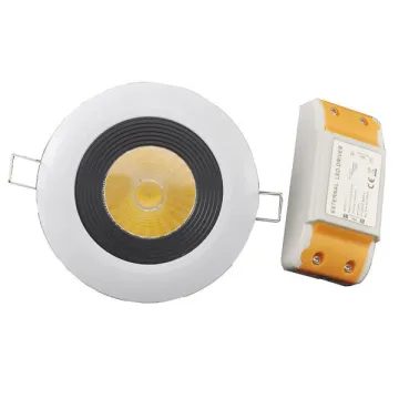60w 8 Inch Cob Led Downlight 3000 Lm , Angle 25 ° Led Down Light