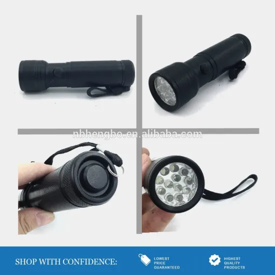 3 AAA Battery EDC Flashlight LED Torch