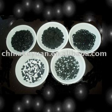 Silicone conductive carbon pill