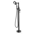 American Style Matte Black Brass Bathtub Filler Faucet