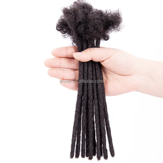 Wholesale Afro Kinky 100% Human Hair Twist Braids Dread Locs  Crochet Twist Braids Hair Dreadlocks For Human Hair Extensions