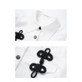 women's lazy style white shirt