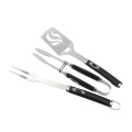 3pcs luxury stainless steel fork tong spatula