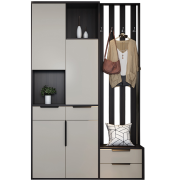 Modern Minimalist Entrance Cabinet: Shoe Cabinet and Living Room Partition