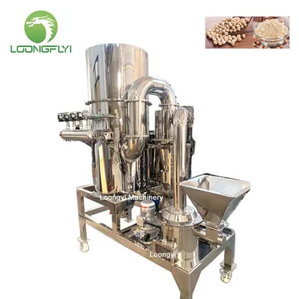 Puffed food bagasse quinoa grinding machine