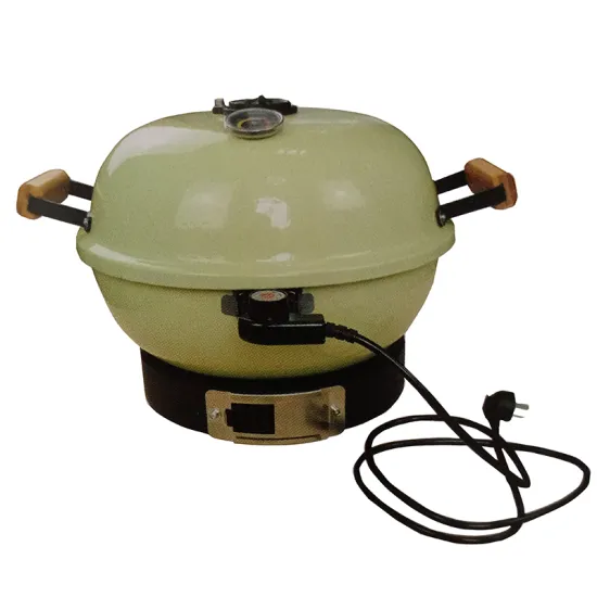 18" Electric And Charcoal Ceramic Grill