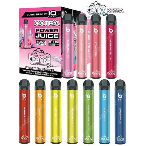Bang XXL รสชาติ vape แบบใช้แล้วทิ้ง
