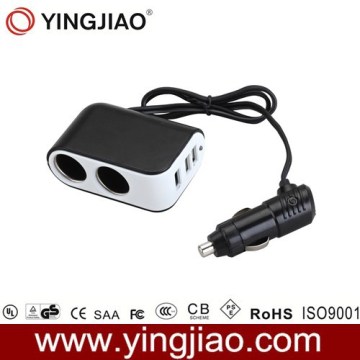 16W 5V 3.1A universal car cigarette plug adapter