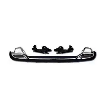 Mercedes-Benz E-Class W212 E63 AMG Standard Rear Lip Exhaust Pipe Bumper Modification