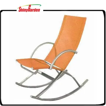 Stylish Sling Folding Recliner Beach Rocking Chair