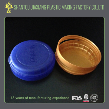 Small size colorful flip top lids for plastic