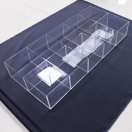Big Acrylic Organizer For Cosmetic Shop