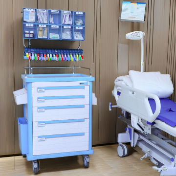 Carrinho de anestesia médica multifuncional