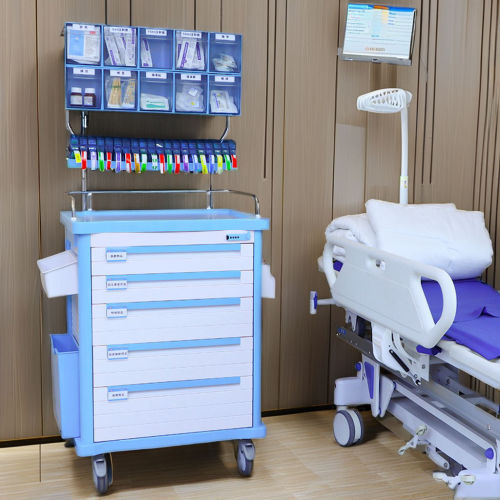 Carrinho de anestesia médica multifuncional