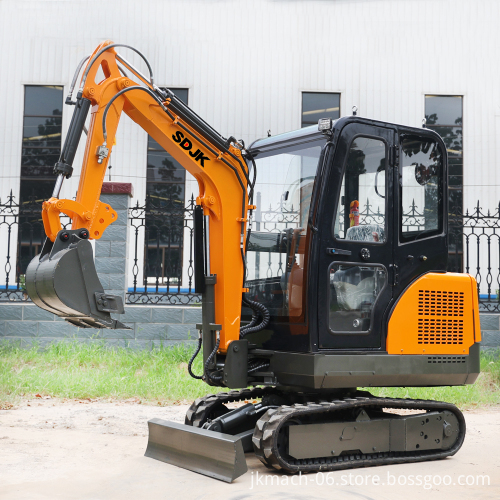 Kubota Engine Mini Crawler Excavator - 2 Ton Multifunctional Farm Excavator with Free Shipping