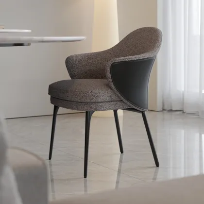 Single Reading Leisure Sofa Chair PU Leather Fabric