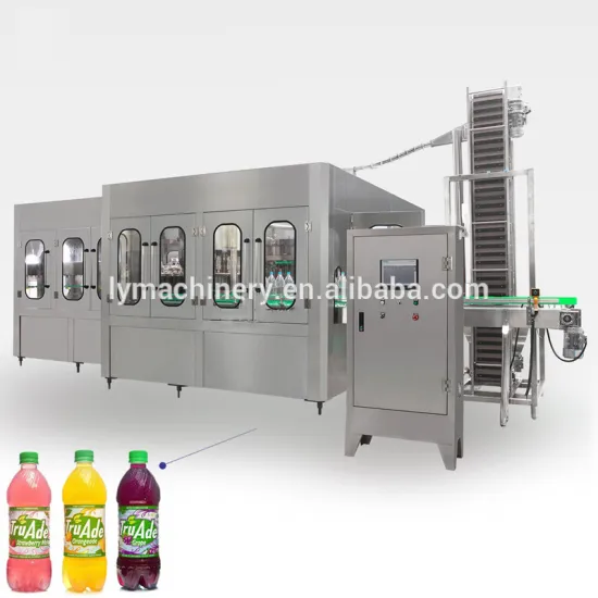 Complete Juice Filling and Packing Machine for Carbonated Drinks