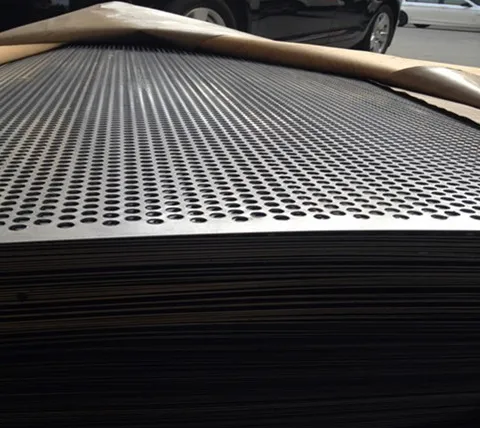 Stainless steel perforated plates