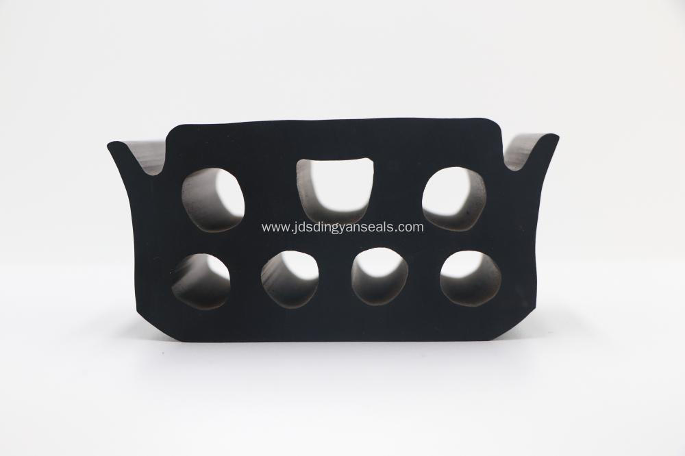 Watertight beehive type hollow hatch cover rubber packing