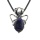 Lapis Lazuli 13X18mm Cabs Antique Silver Alloy Spider Pendant for DIY Making Jewelry