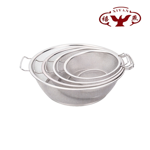 Giỏ chiên có tay cầm đôi bằng thép không gỉ bền