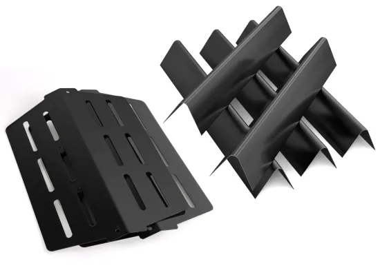 Heavy Duty Porcelain Steel Heat Tent, Flame Tamer, Heat Plate Shield