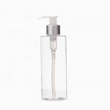 Transparent Pet Shampoo Bottles with Pump Lid