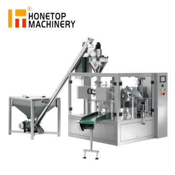 Rotary Automatic Pouch Milk Powder Filling and Sealing Machine