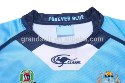 Christmas sales promotion rugby football wear thailand quality cheap rugby training shirt dri fit sublimated league rugby jersey