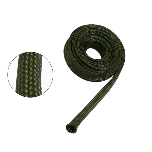 Wire harness braided cable sleeve