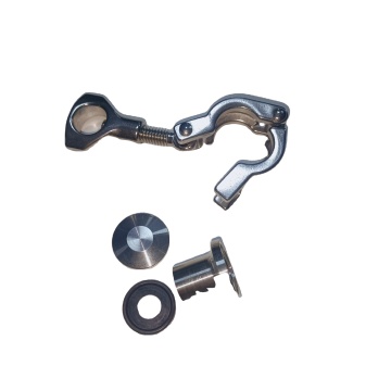 1/2 '' 316L Stainless Steel TRI Clamp Tutup ujung padat dengan ferrule untuk fitting pipa sanitasi - penjepit homebrew