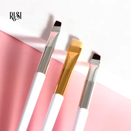RISI Professional Eyelash & Brow Lamination Brushes - Super Thin Lash Lifting & Brow Brush